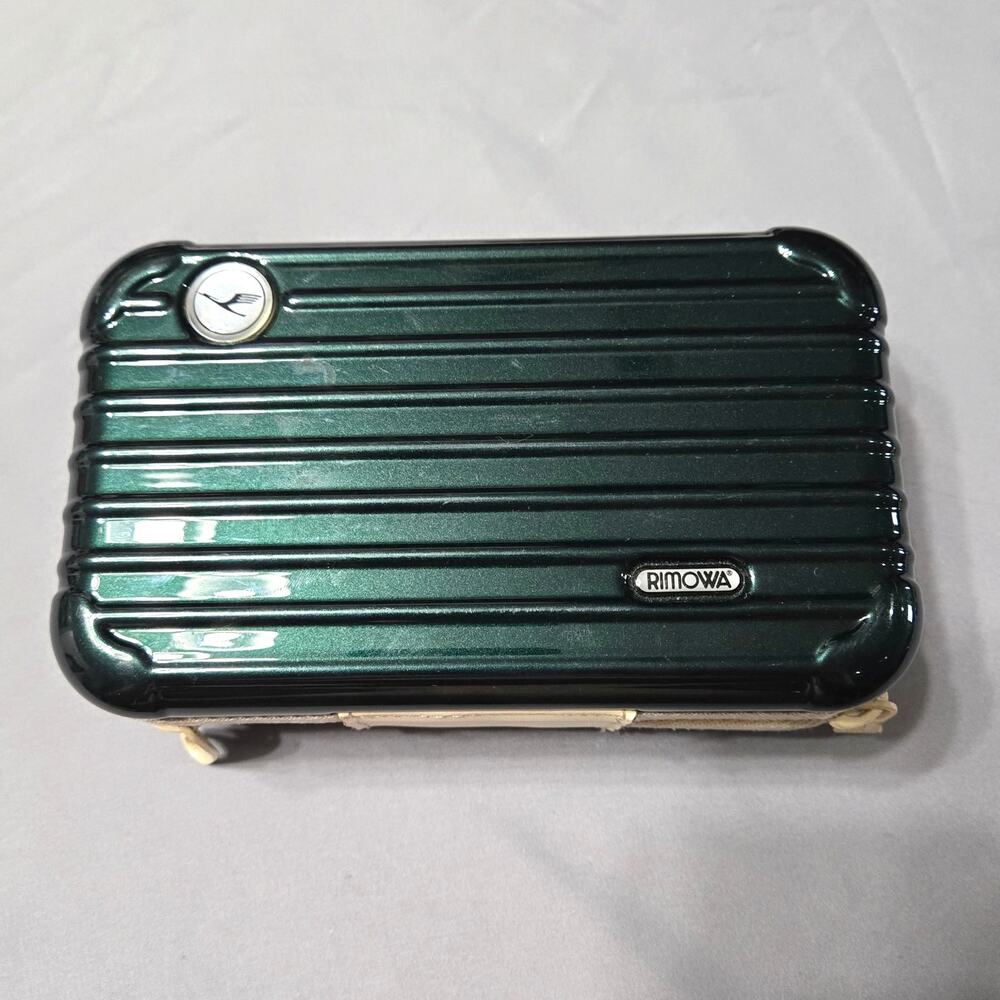 RIMOWA x EVA Air Royal Laurel Class Amenity Kit Mini Suitcase Case